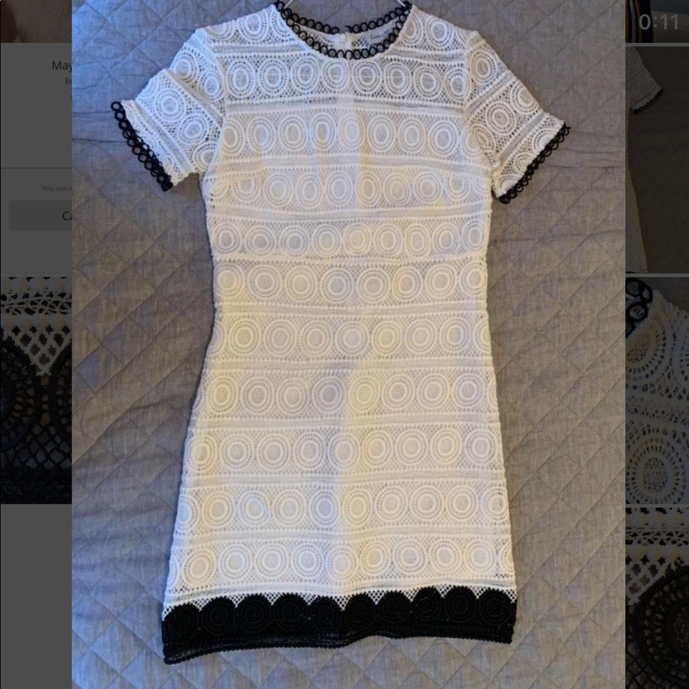 VICI Ever After White and Black Dress